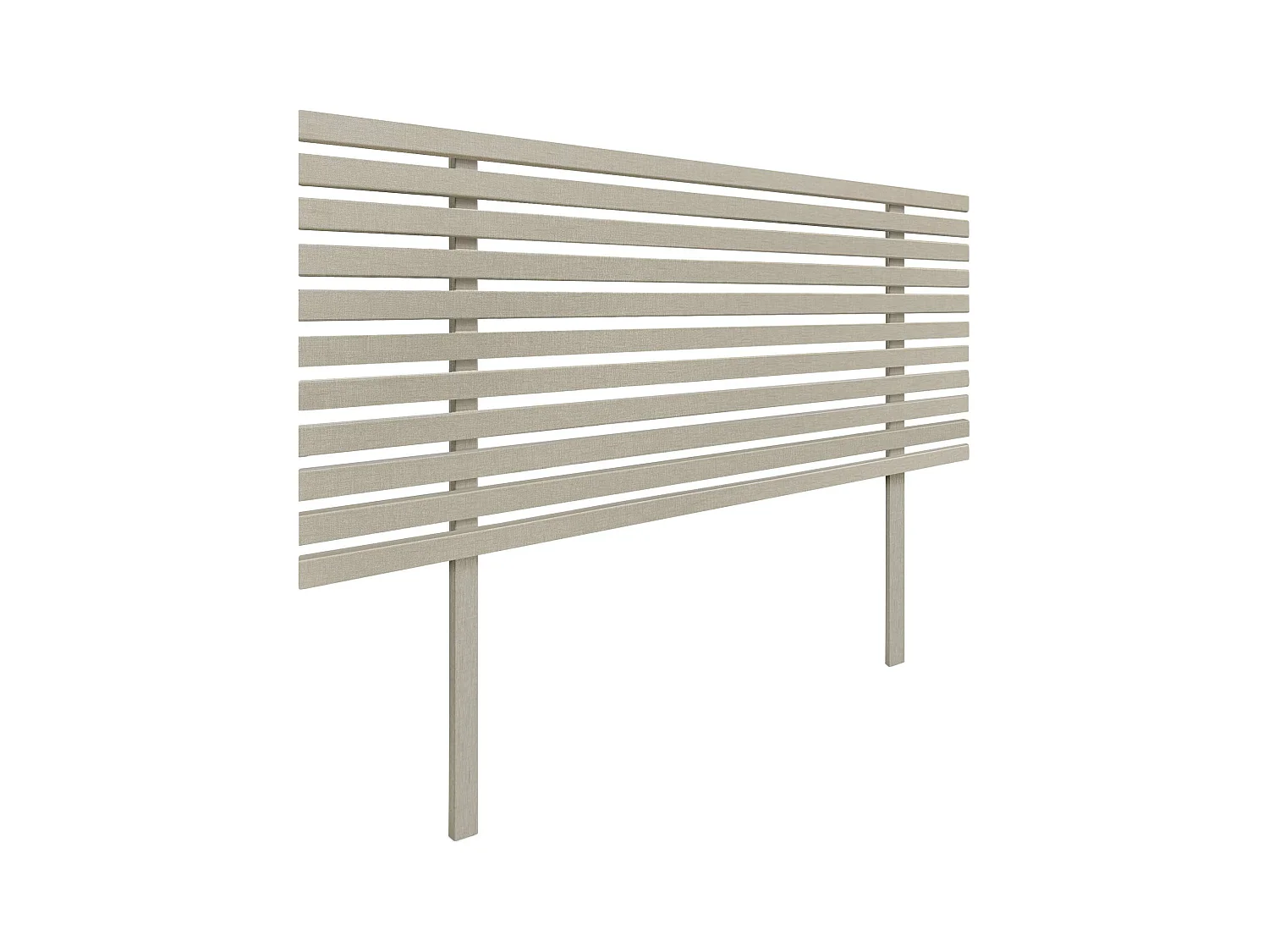 DHOME Tête de Lit Bois Recyclé Dm Style Japonais avec Pieds 90x115 cm lits 90 - finition lin