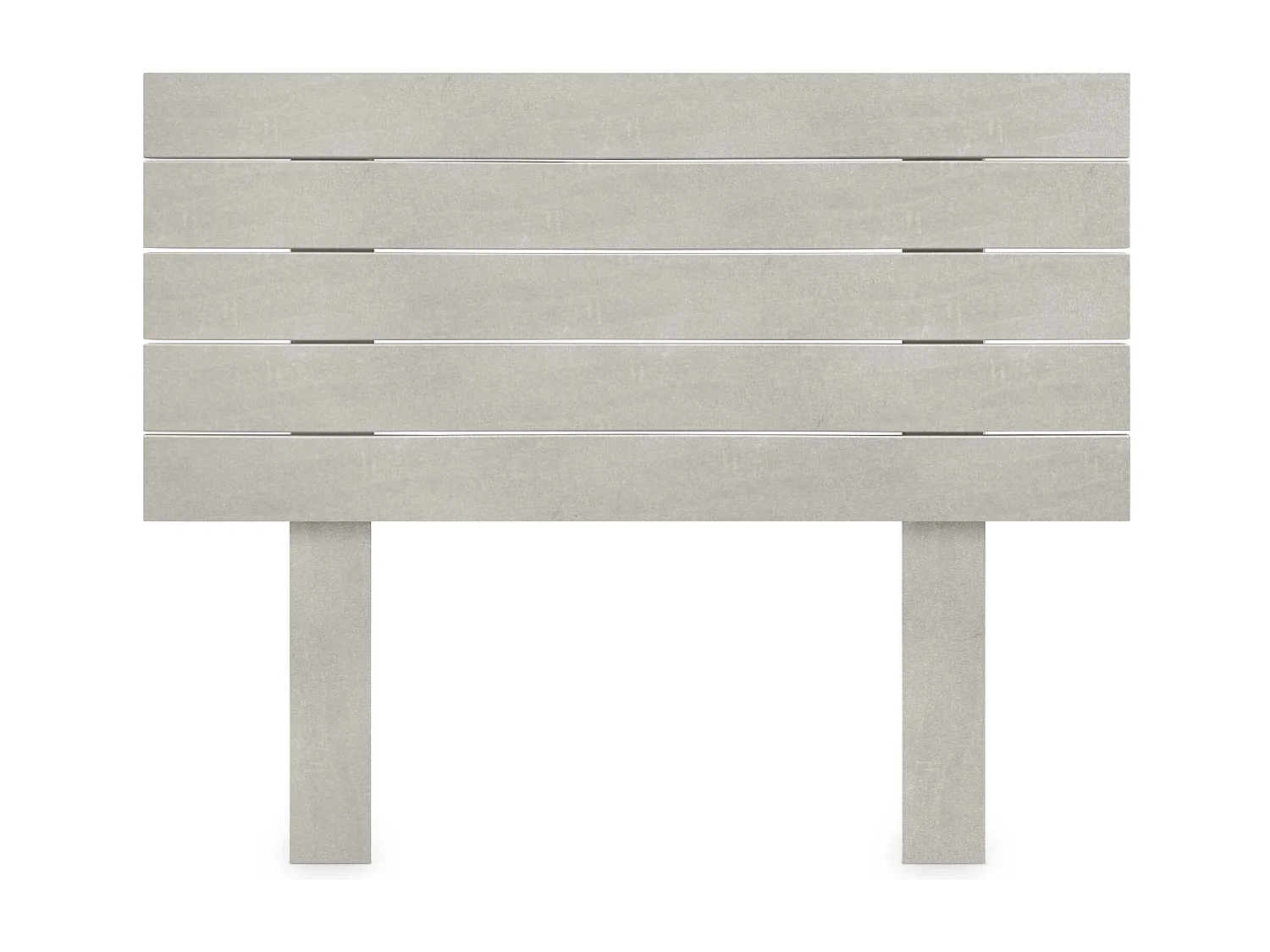 DHOME Tête de Lit Bois Recyclé Dm Style Palette Horizontale avec Pieds 90x115cm Lits 90 - Gris Tribal