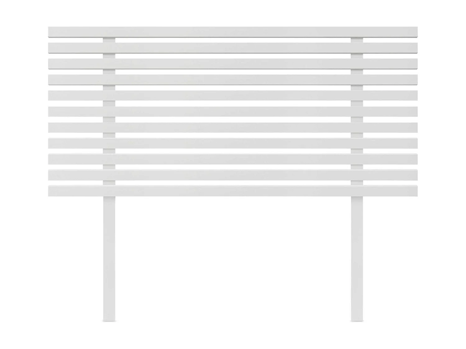 DHOME Testiera in Legno Riciclato Dm Stile Giapponese con Gambe  90x115 cm Letti 90 - Bianco massiccio