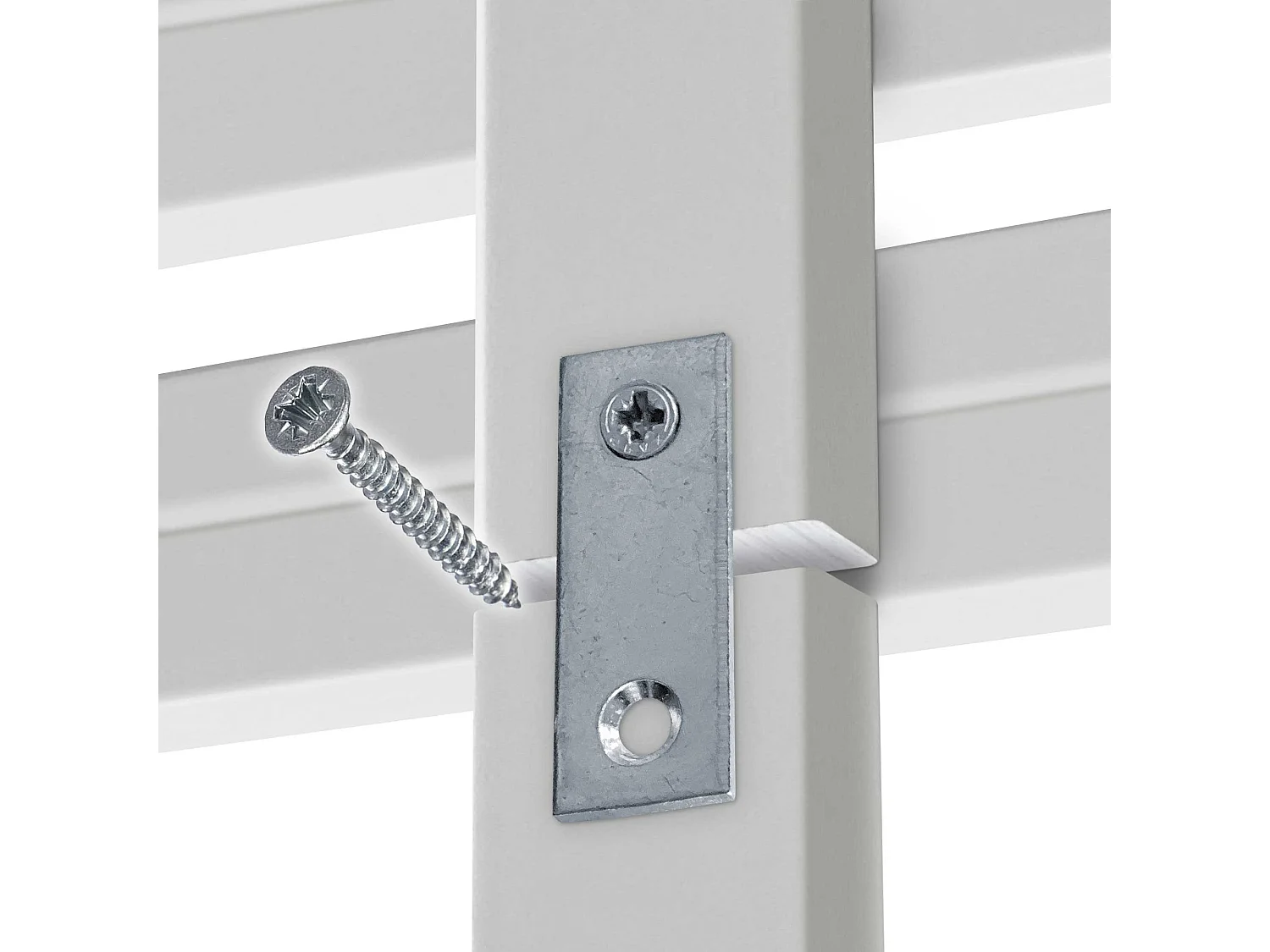 DHOME Testiera in Legno Riciclato Dm Stile Giapponese con Gambe  90x115 cm Letti 90 - Bianco massiccio