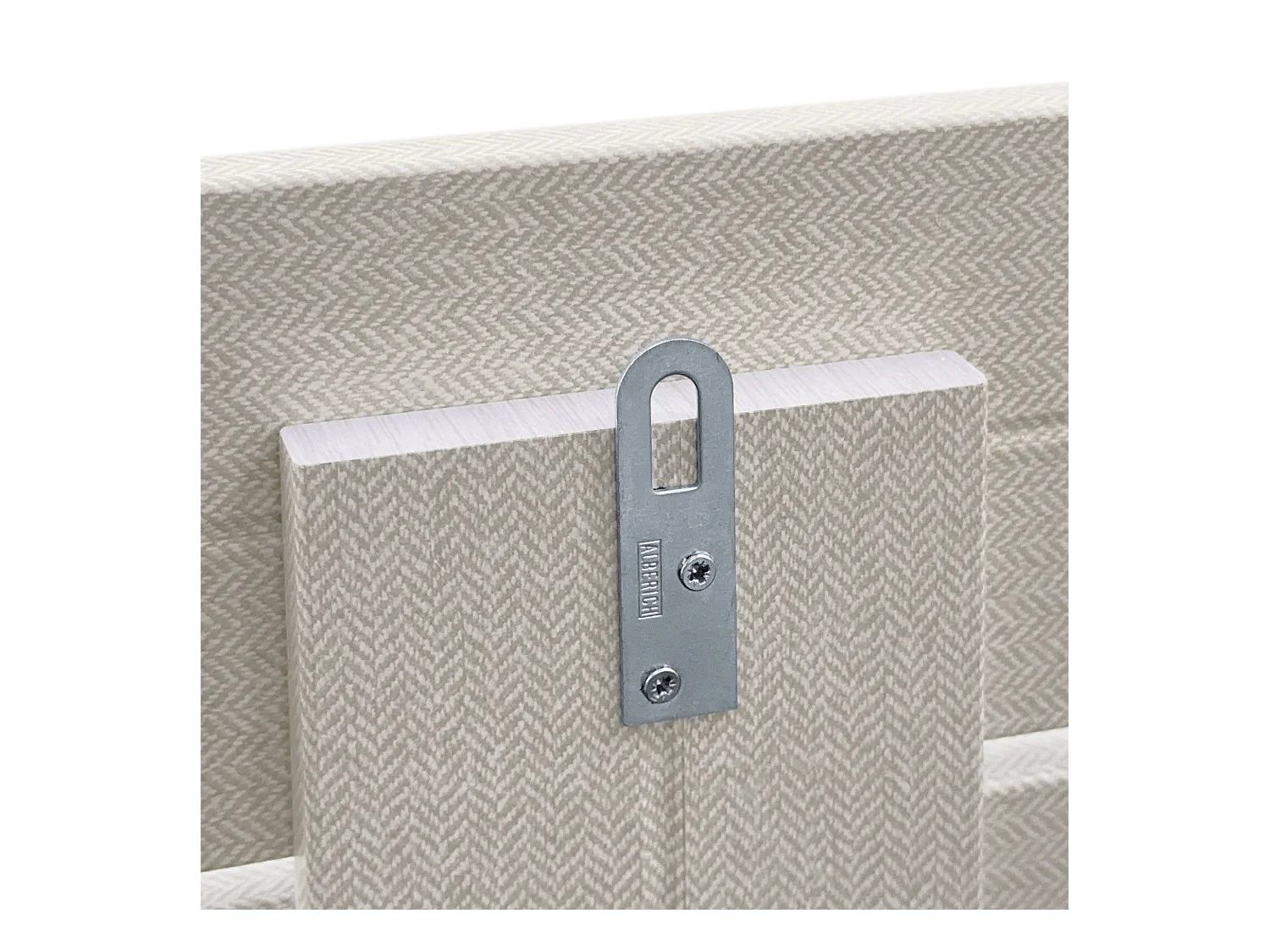 DHOME Tête de Lit Bois Recyclé Dm Style Palette Horizontale avec Pieds 150x115cm Lits 150 - Pointes Beige