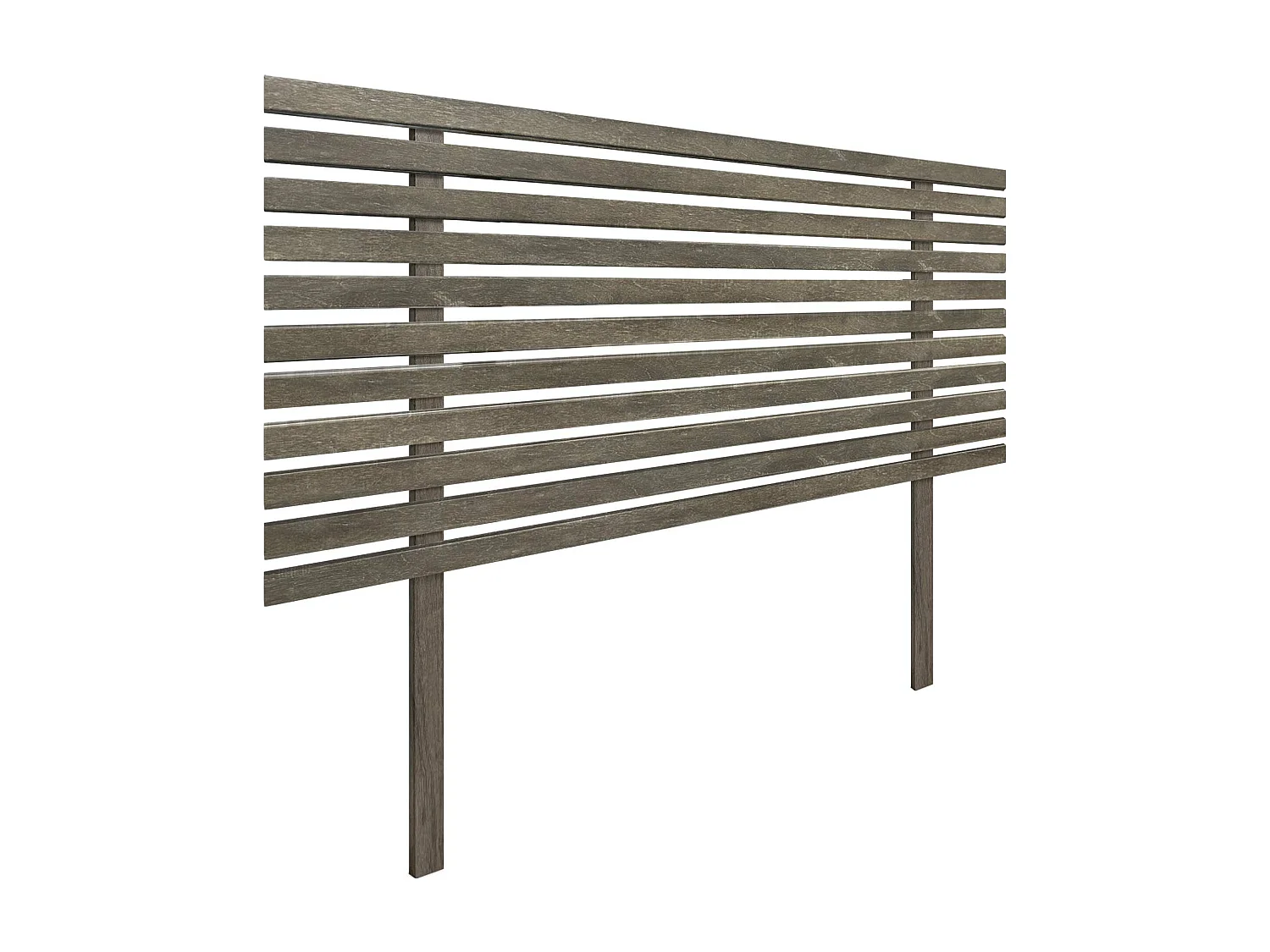 DHOME Tête de Lit Bois Recyclé Dm Style Japonais avec Pieds 95x115 cm Lits 95 - Chêne Amazone