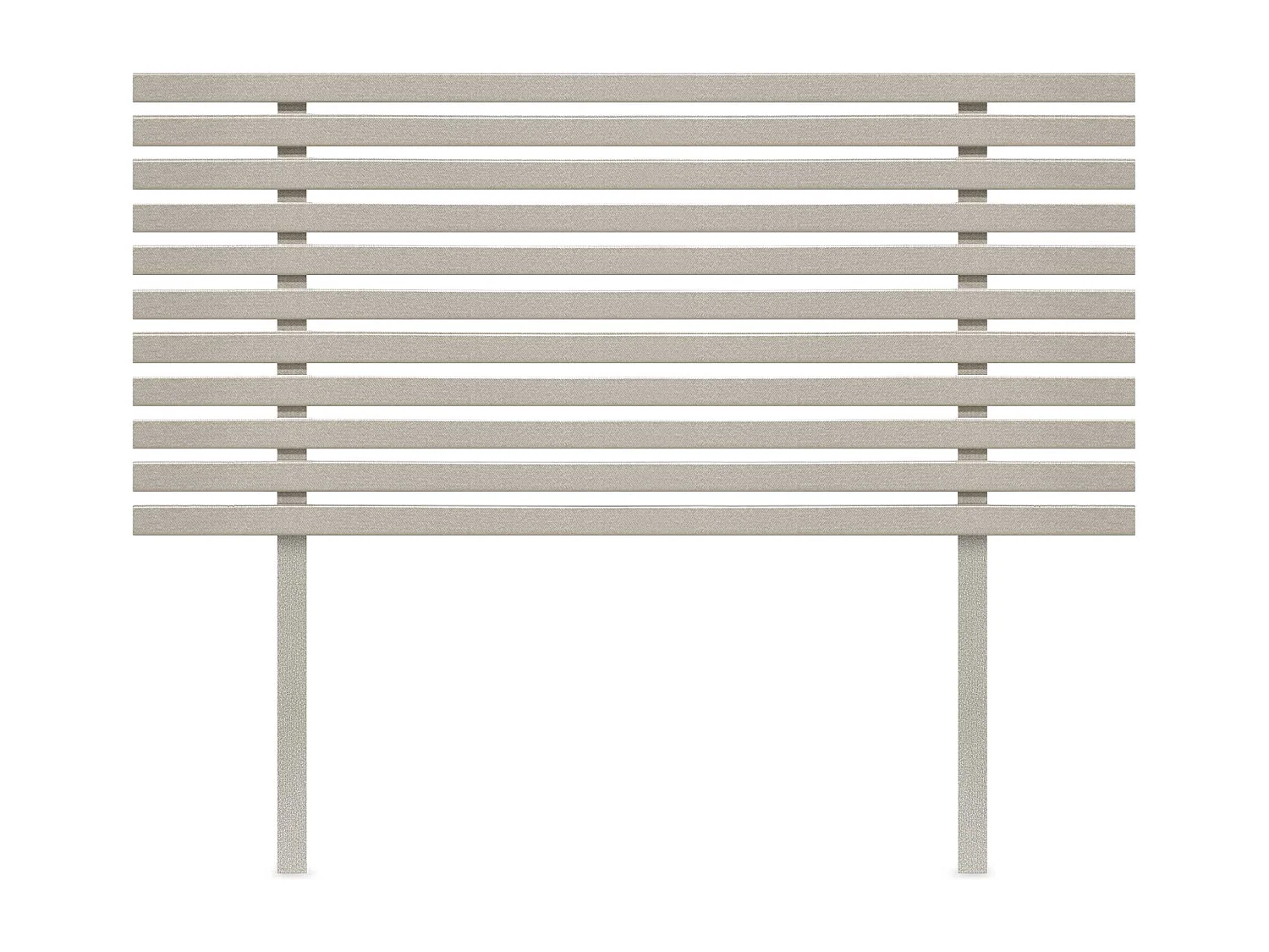 DHOME Tête de Lit Bois Recyclé Dm Style Japonais avec Pieds 90x115cm Lits 90 - Pointes Beige