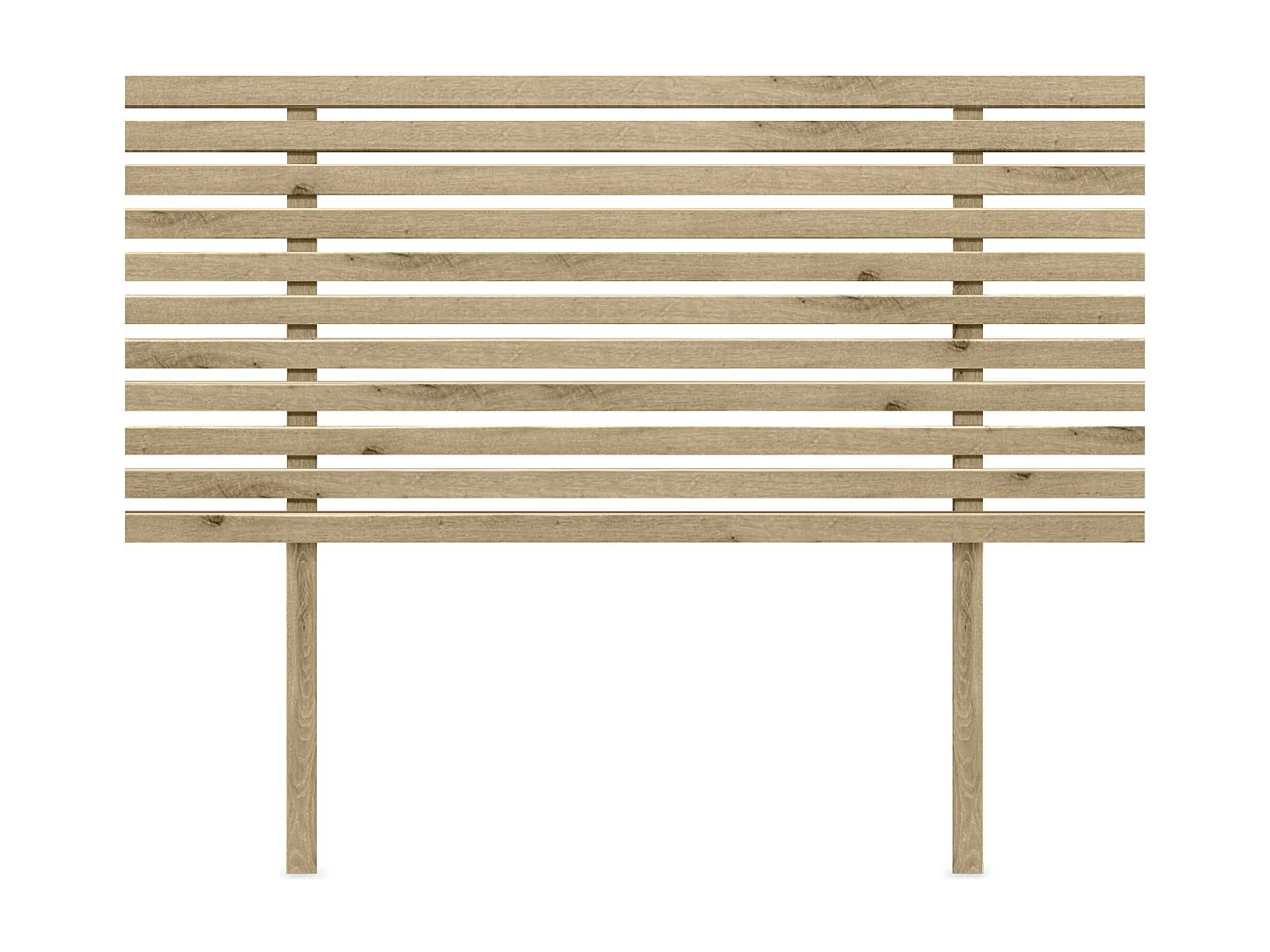 DHOME Tête de Lit Bois Recyclé Dm Style Japonais avec Pieds 105x115cm Lits 105 - Bois Cambrien