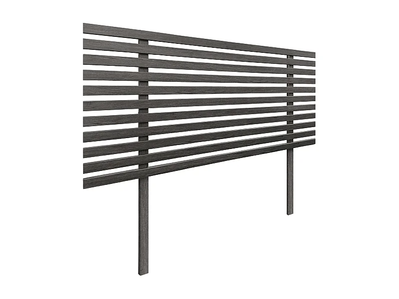 DHOME Testiera in Legno Riciclato Dm Stile Giapponese con Gambe 90x115 cm Letti 90 - Legno di Frassino