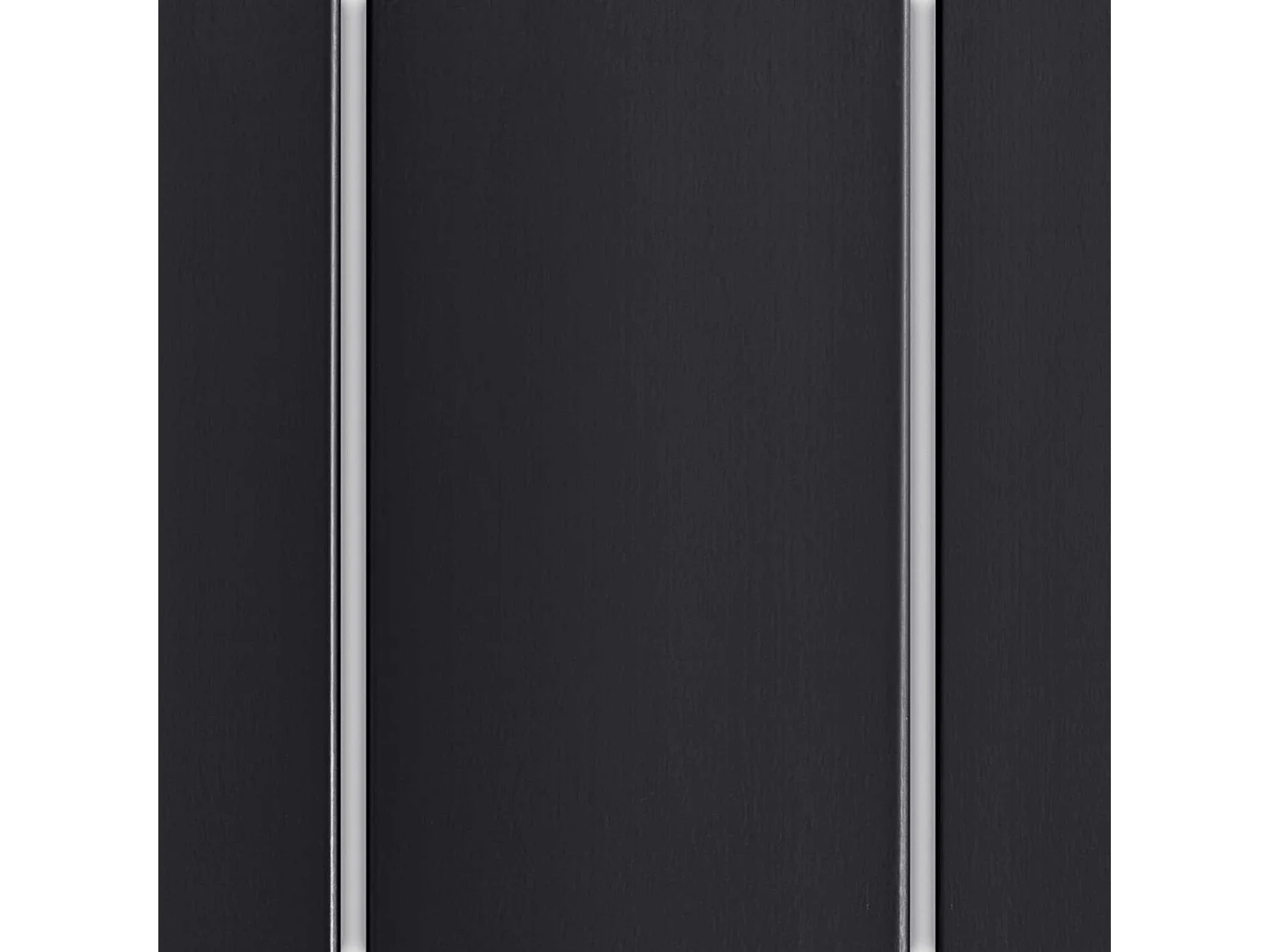 DHOME Tête de Lit Bois Recyclé Dm Style Vertical avec Pieds 110x115cm Lits 110 - Noir Massif