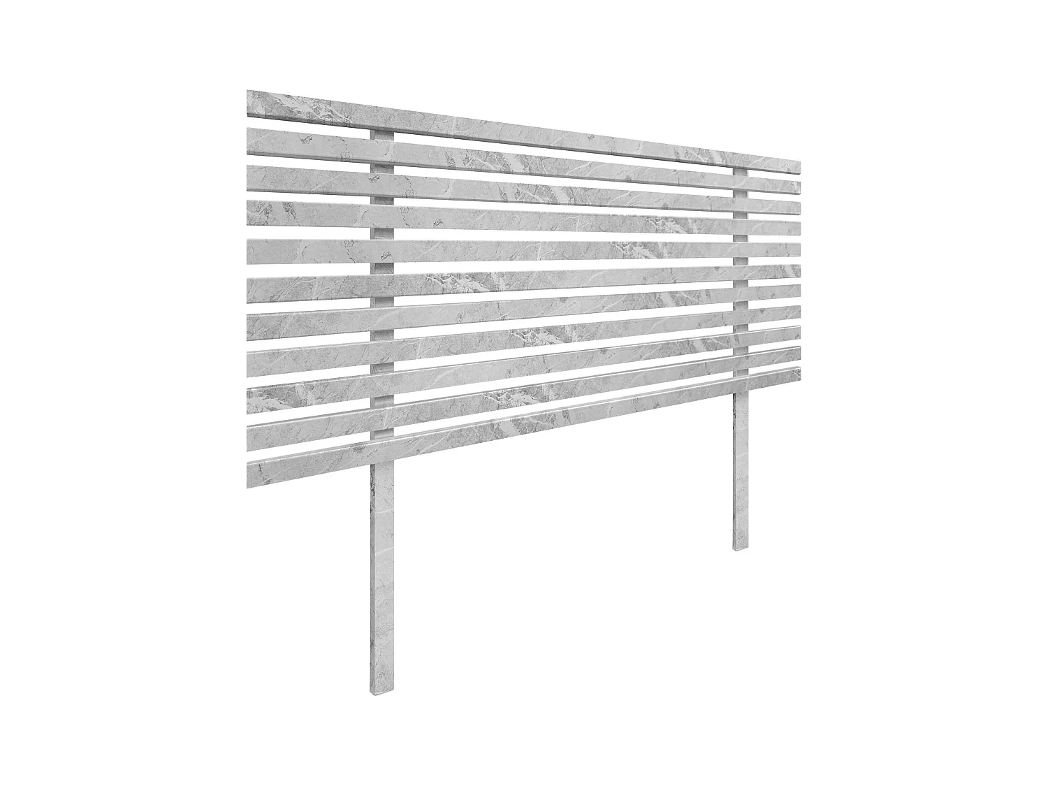DHOME Kopfteil aus recyceltem Dm-Holz im japanischen Stil mit Beinen 95 x 115 cm, Betten 95 – Marmor-Finish