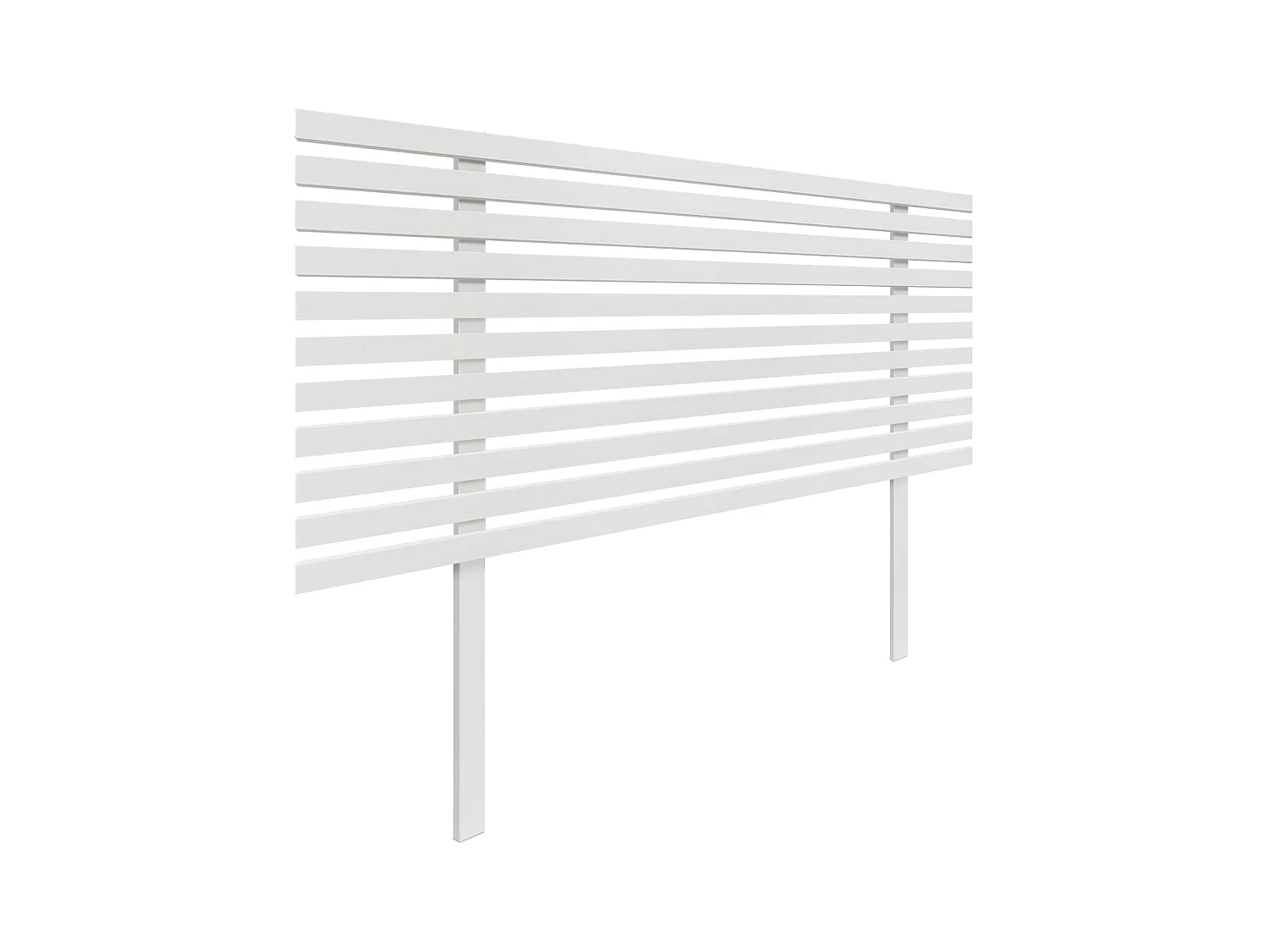 DHOME Tête de Lit Bois Recyclé Dm Style Japonais avec Pieds 80x115cm Lits 80 - Blanc Massif