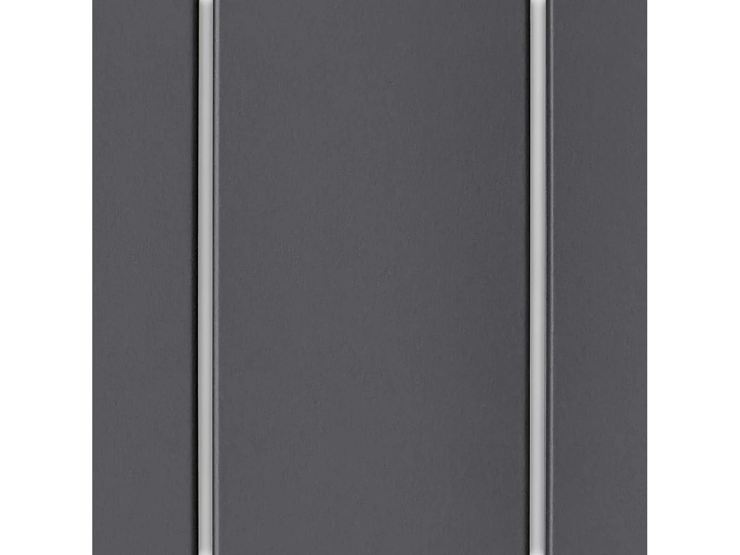 DHOME Tête de Lit Bois Recyclé Dm Style Vertical avec Pieds 110x115cm Lits 110 - Gris Massif