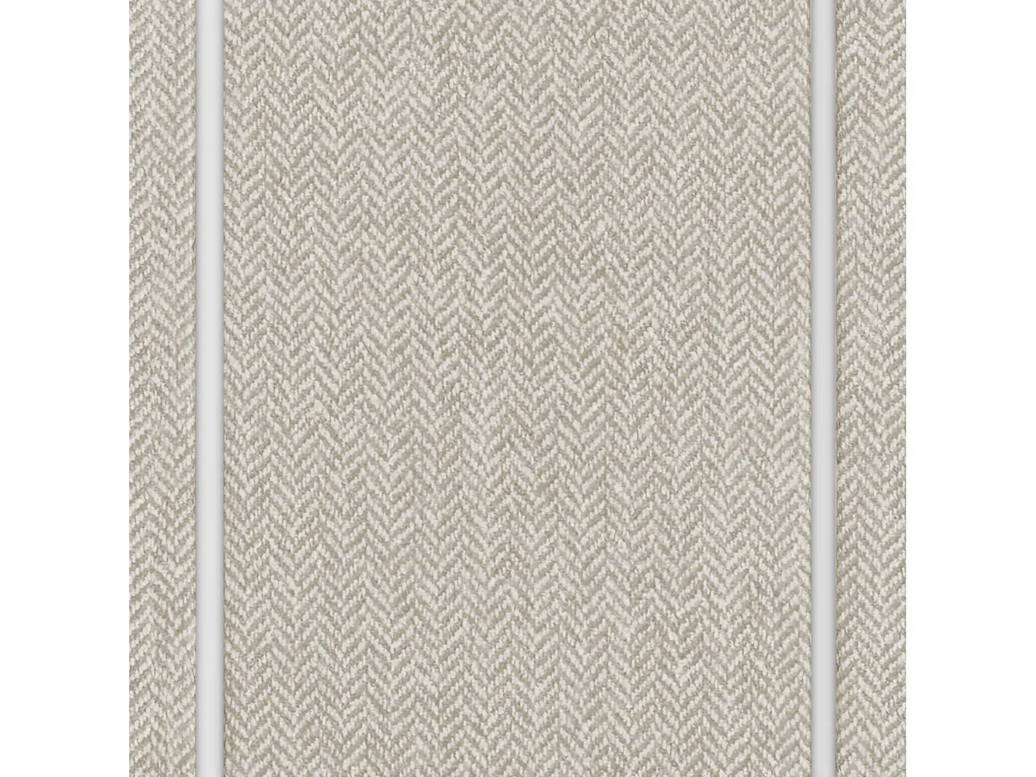 DHOME Kopfteil aus recyceltem Holz im vertikalen Dm-Stil mit Beinen 150 x 115 cm, Betten 150 – beige Spikes