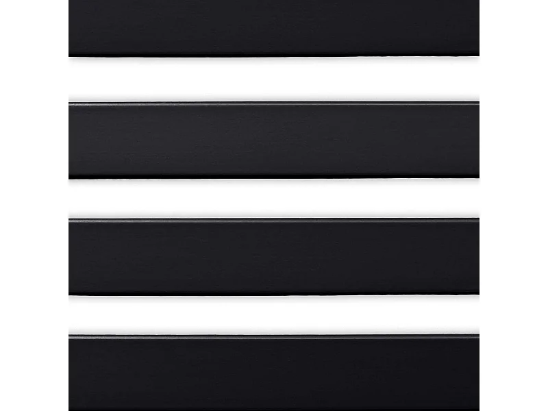 DHOME Tête de Lit Bois Recyclé Dm Style Japonais avec Pieds 160x115cm Lits 160 - Noir Massif