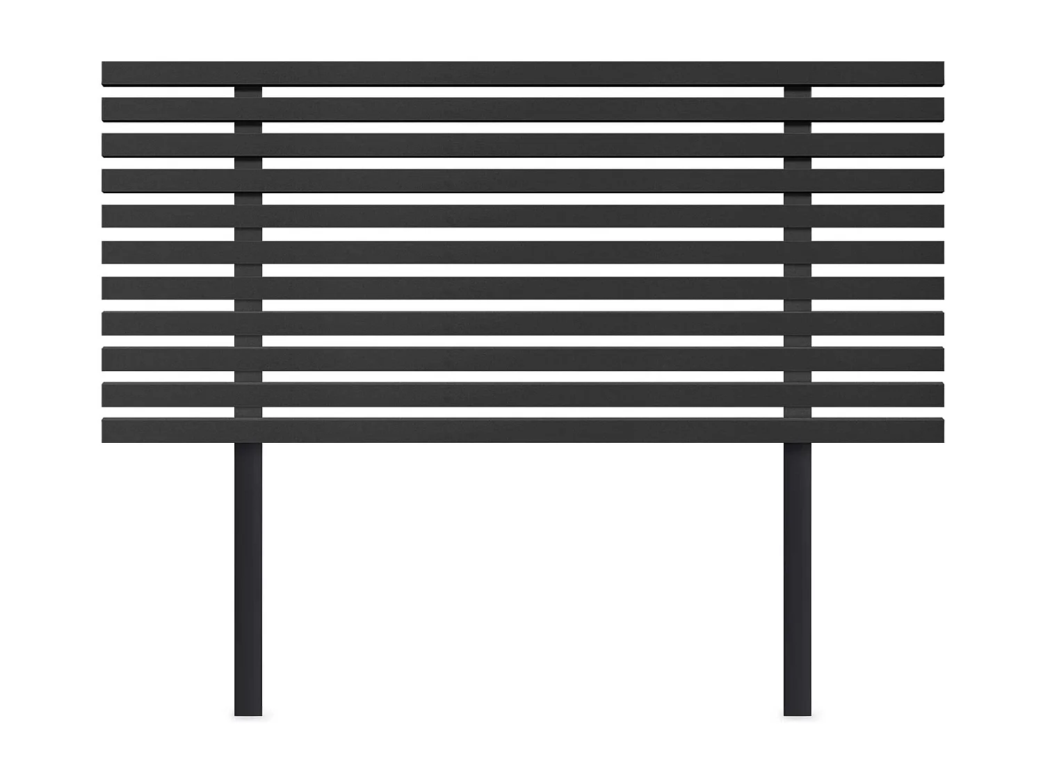 DHOME Tête de Lit Bois Recyclé Dm Style Japonais avec Pieds 105x115cm Lits 105 - Noir Massif