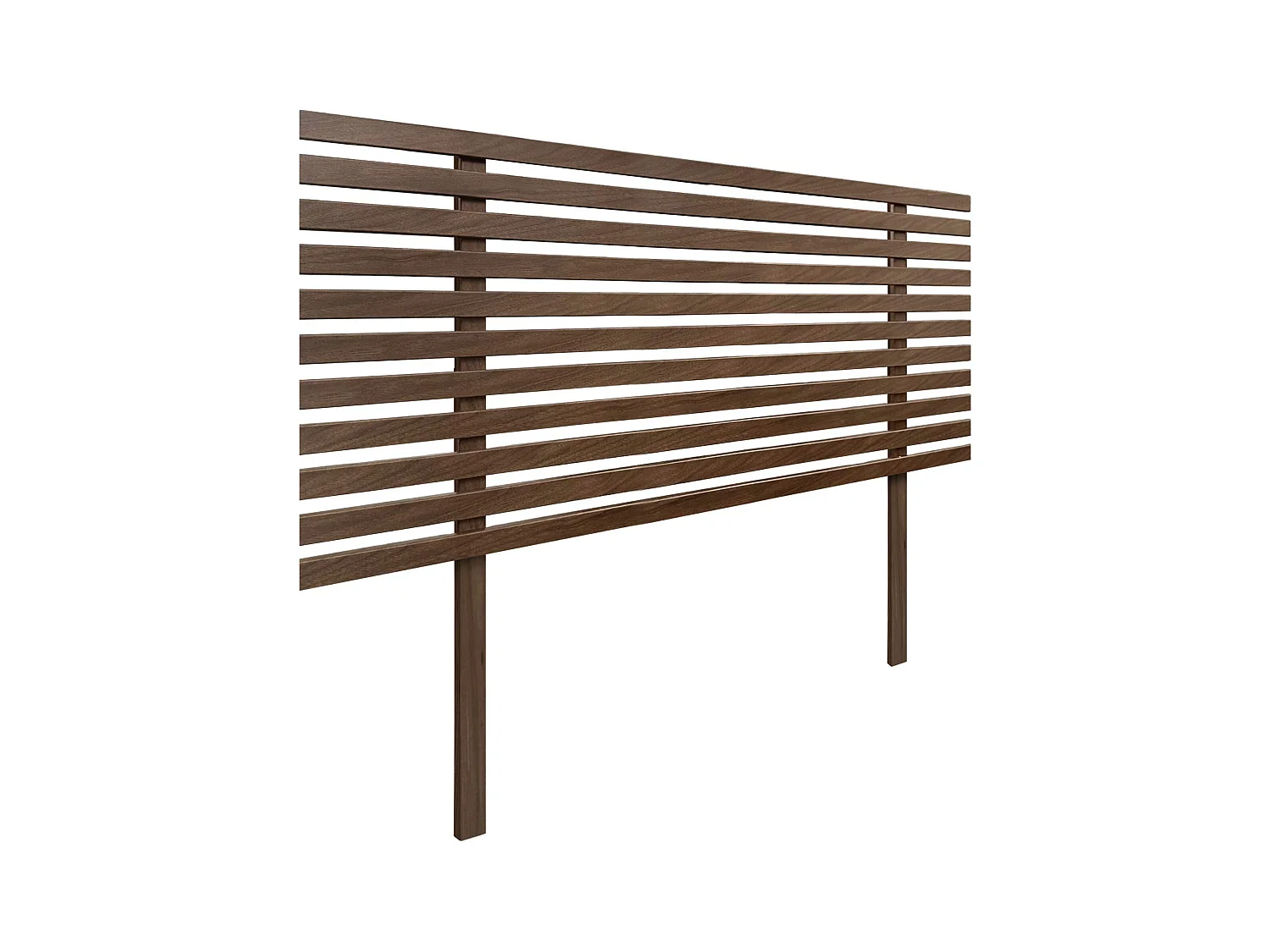 DHOME Tête de Lit Bois Recyclé Dm Style Japonais avec Pieds 110x115cm Lits 110 - Bois de Noyer