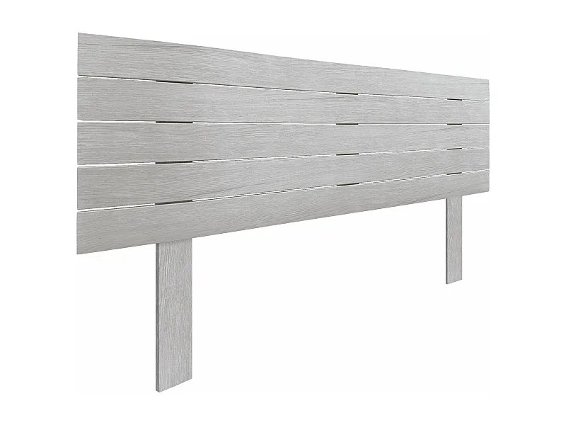 DHOME Cabecero De Madera Reciclada Dm Estilo Palet Horizontal con Patas 135x115cm Camas 135 - Ártico