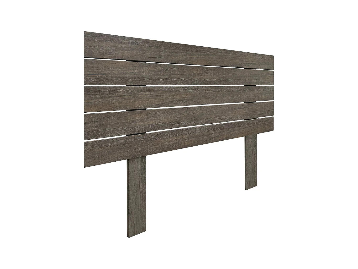DHOME Tête de Lit Bois Recyclé Dm Style Palette Horizontale avec Pieds 80x115cm Lits 80 - Chêne Amazone