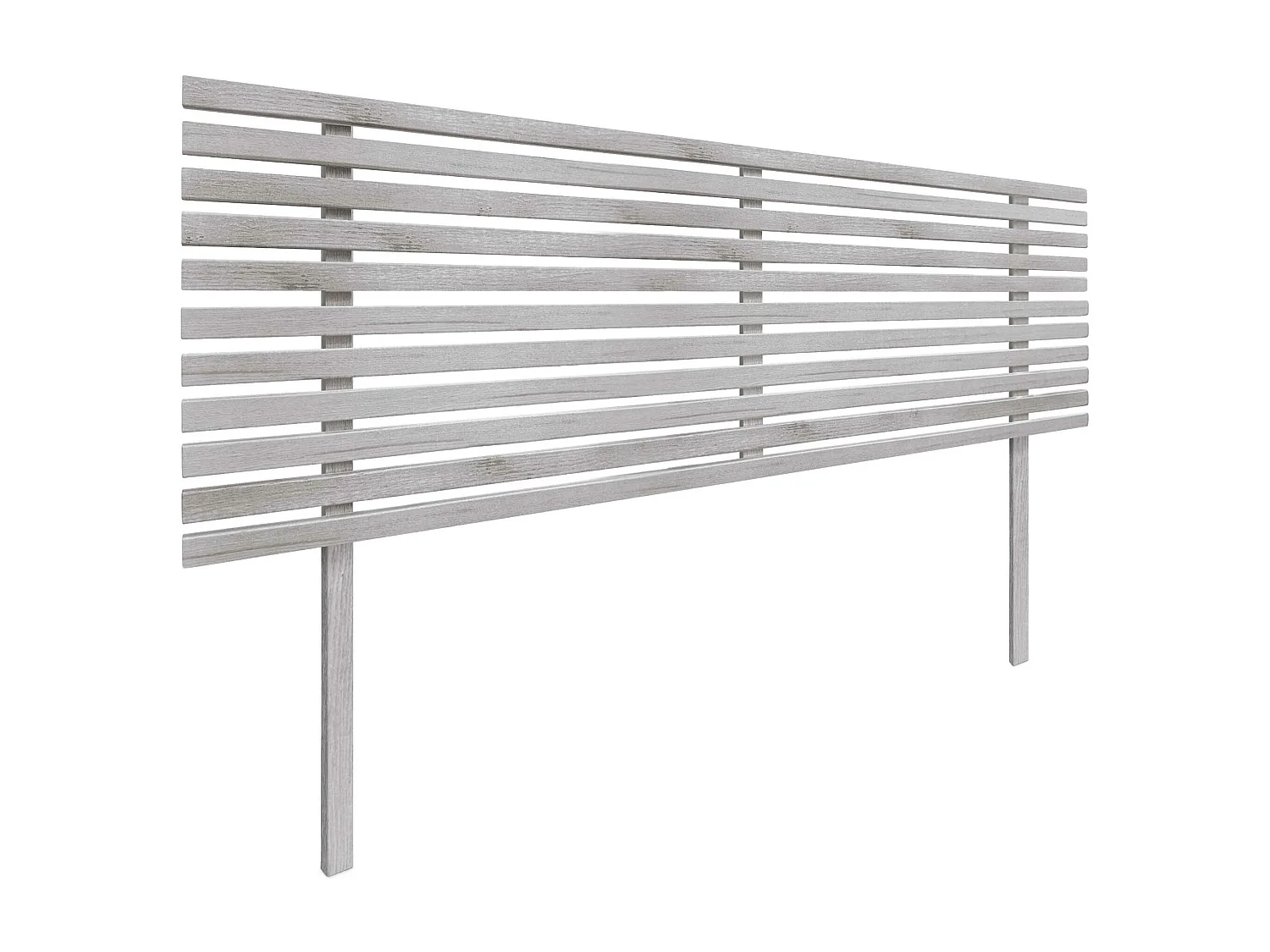 DHOME Tête de Lit Bois Recyclé Dm Style Japonais avec Pieds 150x115cm Lits 150 - Arctique