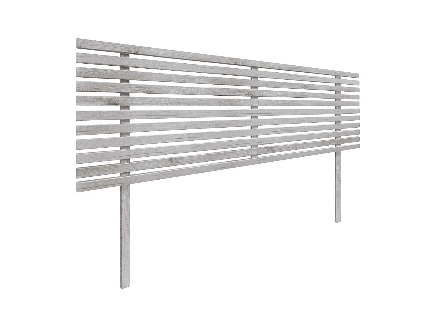 DHOME Tête de Lit Bois Recyclé Dm Style Japonais avec Pieds 150x115cm Lits 150 - Arctique