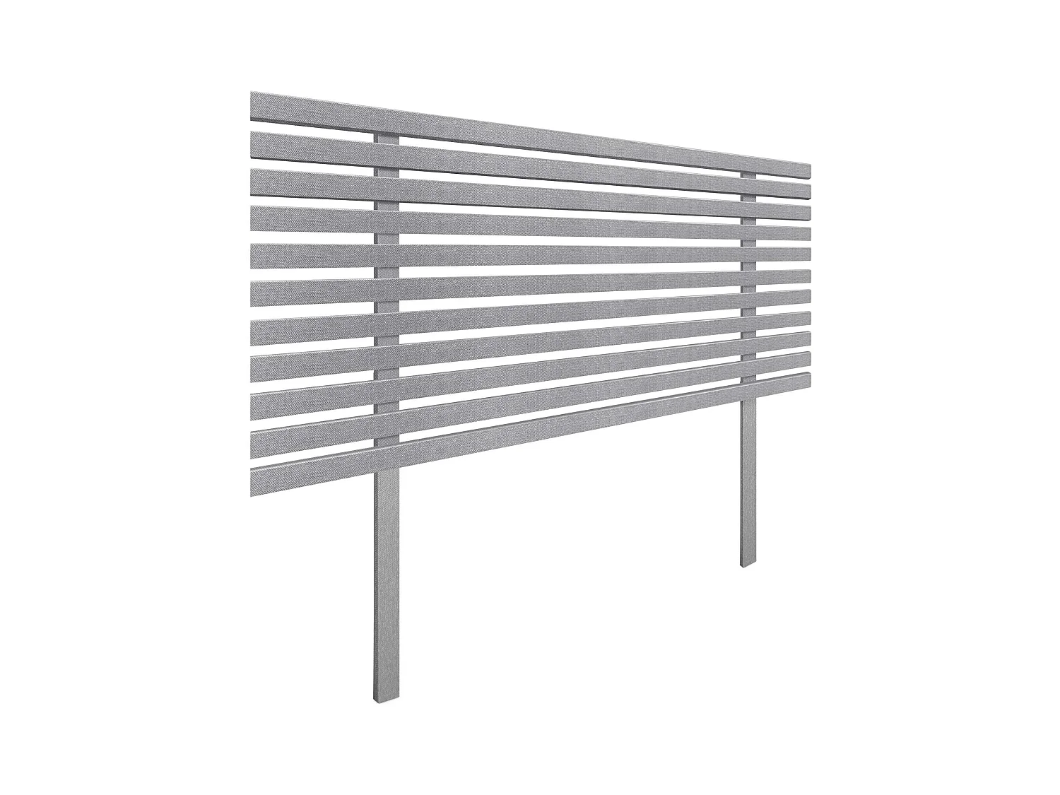 DHOME Tête de Lit Bois Recyclé Dm Style Japonais avec Pieds 90x115cm Lits 90 - Pointes Grises