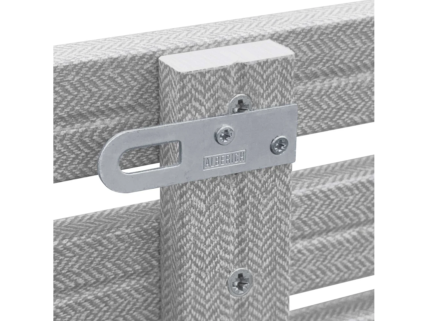 DHOME Tête de Lit Bois Recyclé Dm Style Japonais avec Pieds 110x115cm Lits 110 - Pointes Grises