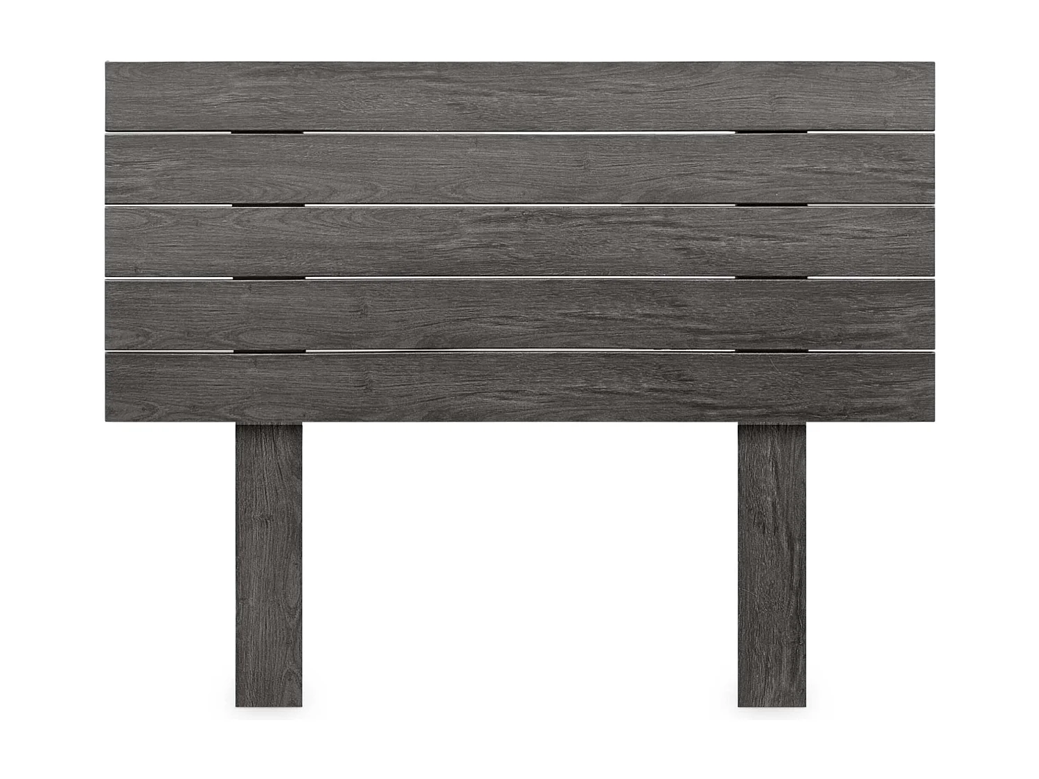 DHOME Tête de Lit Bois Recyclé Dm Style Palette Horizontale avec Pieds 110x115cm Lits 110 - Bois Frêne