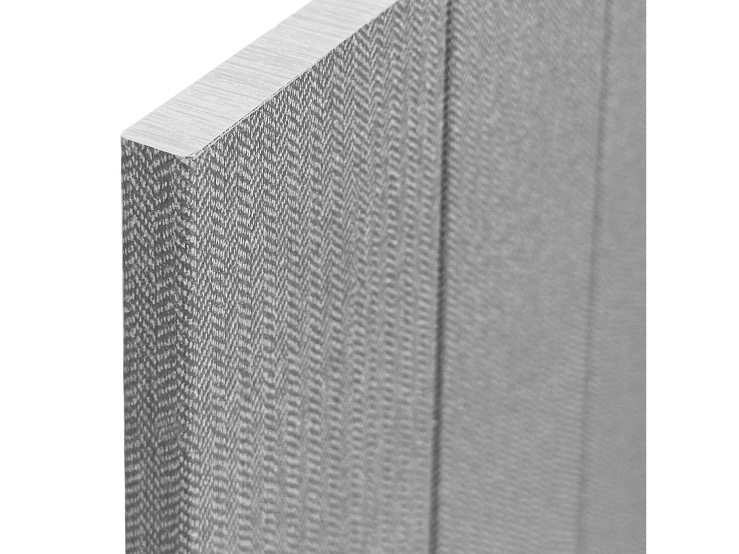 DHOME Tête de Lit Bois Recyclé Dm Style Vertical avec Pieds 150x115cm Lits 150 - Pointes Grises