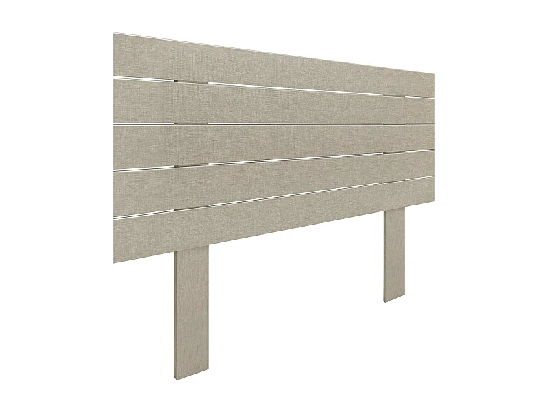 DHOME Hoofdeinde van gerecycled hout Dm Horizontaal Palletstijl met poten 110x115cm bedden 110 - linnen afwerking