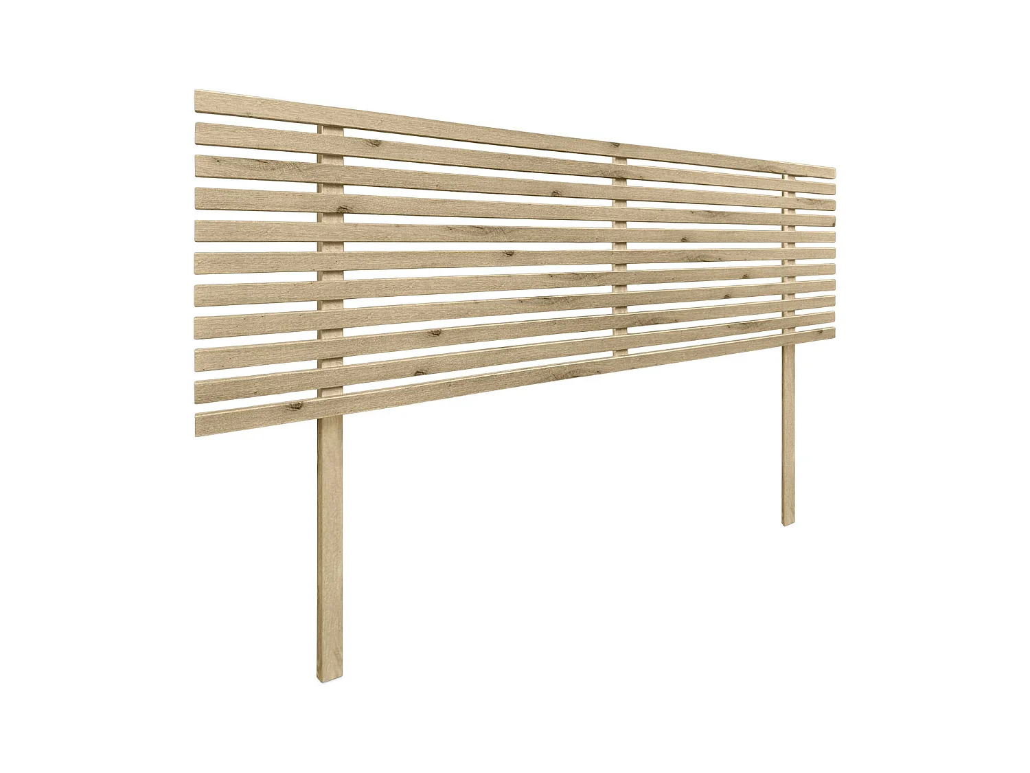 DHOME Tête de Lit Bois Recyclé Dm Style Japonais avec Pieds 145x115cm Lits 145 - Bois Cambrien