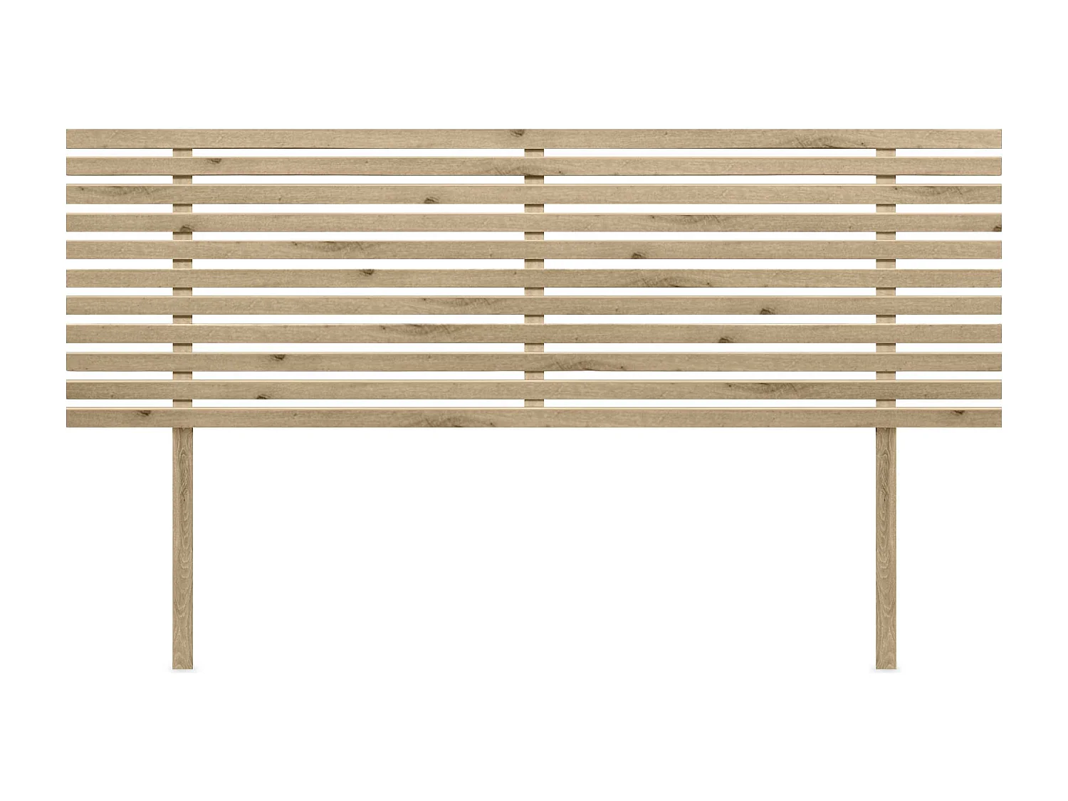 DHOME Tête de Lit Bois Recyclé Dm Style Japonais avec Pieds 145x115cm Lits 145 - Bois Cambrien