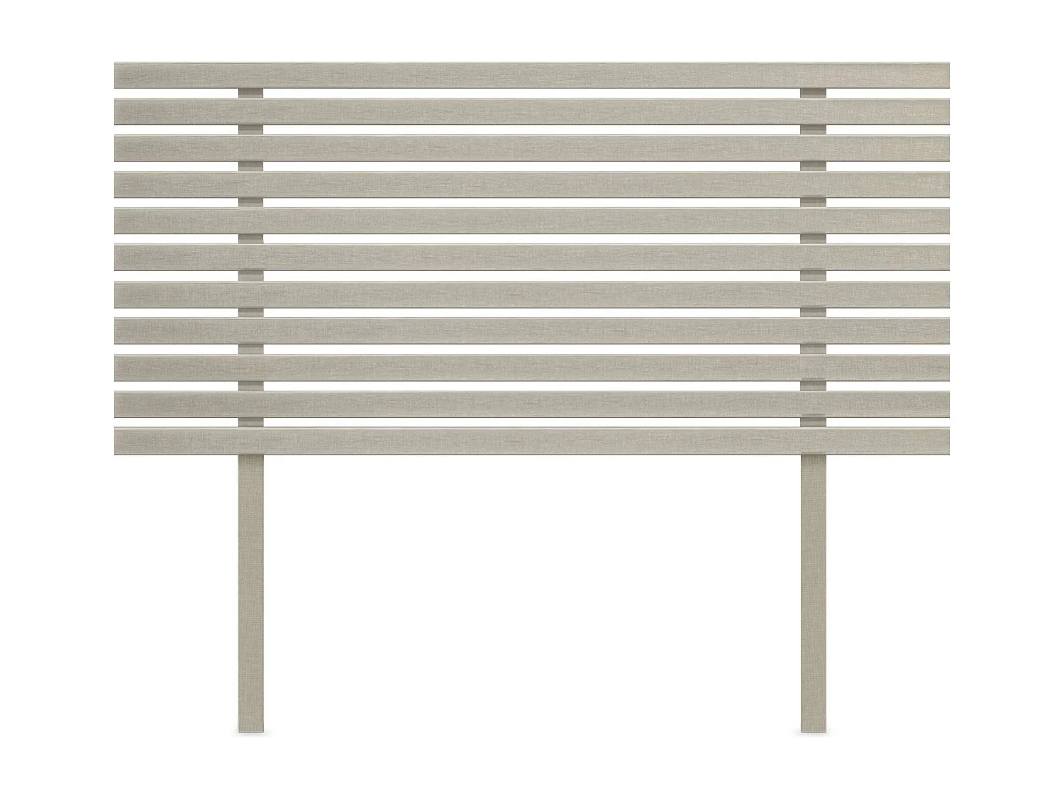 DHOME Cabeceira de madeira reciclada Dm estilo japonês com pernas 95x115cm Camas 95 - Acabamento em linho