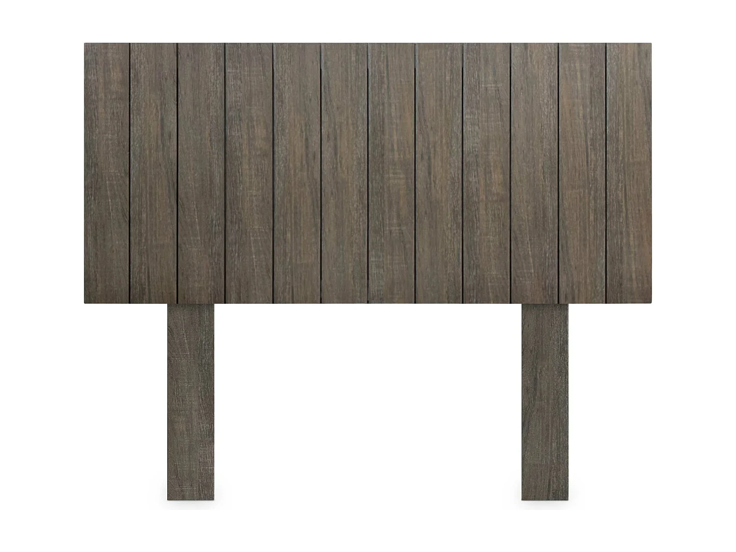 DHOME Tête de Lit Bois Recyclé Dm Style Vertical avec Pieds 90x115cm Lits 90 - Chêne Amazone