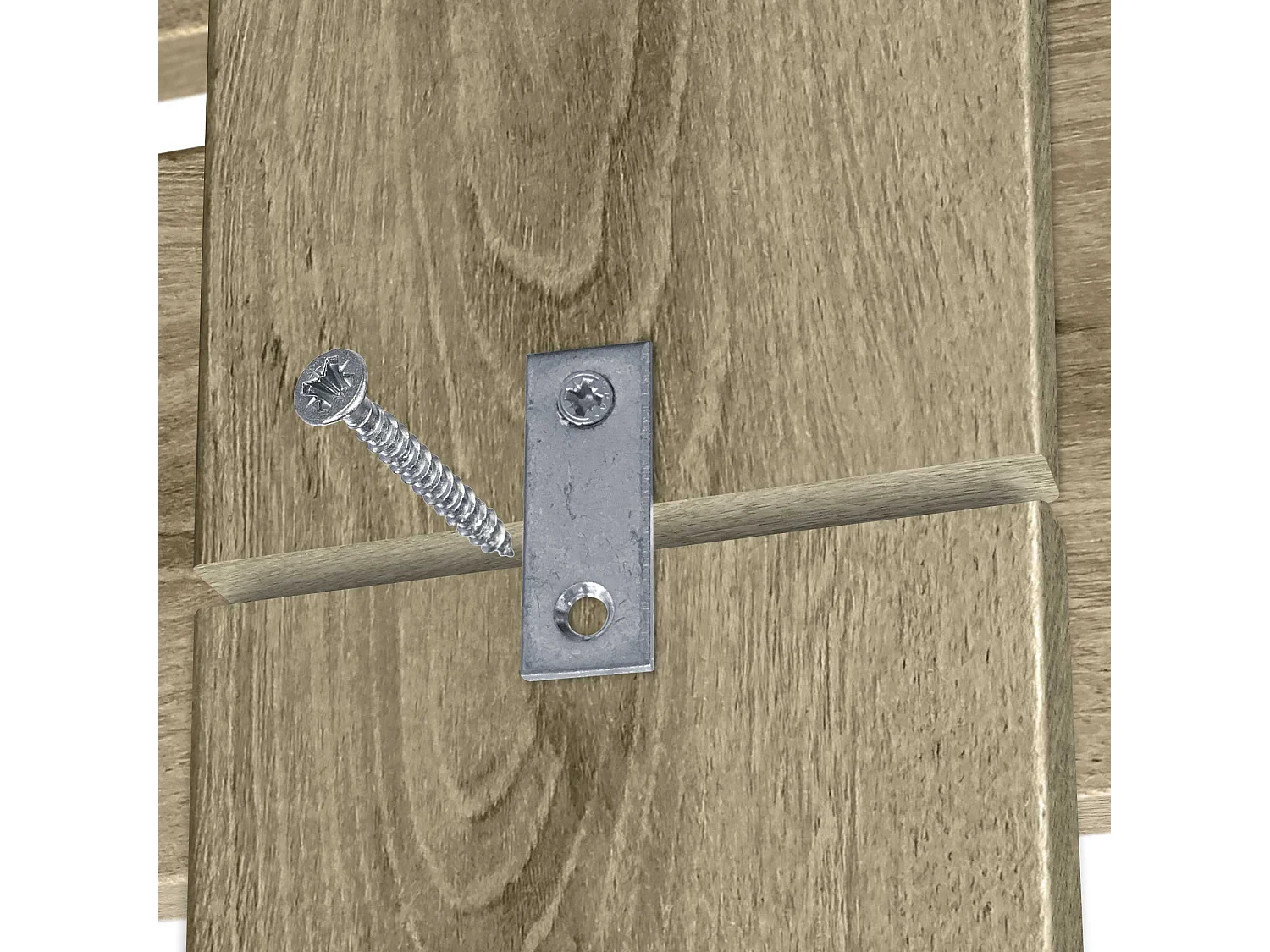 DHOME Tête de Lit Bois Recyclé Dm Style Palette Horizontale avec Pieds 95x115cm Lits 95 - Bois Cambrien