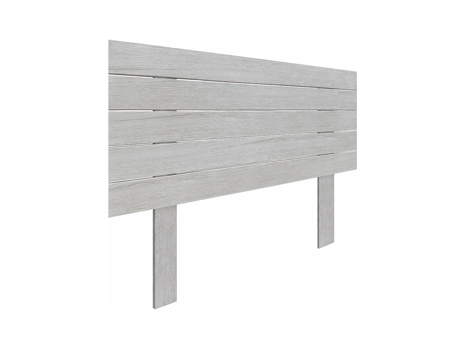 DHOME Tête de Lit Bois Recyclé Dm Style Palette Horizontale avec Pieds 95x115cm Lits 95 - Arctique