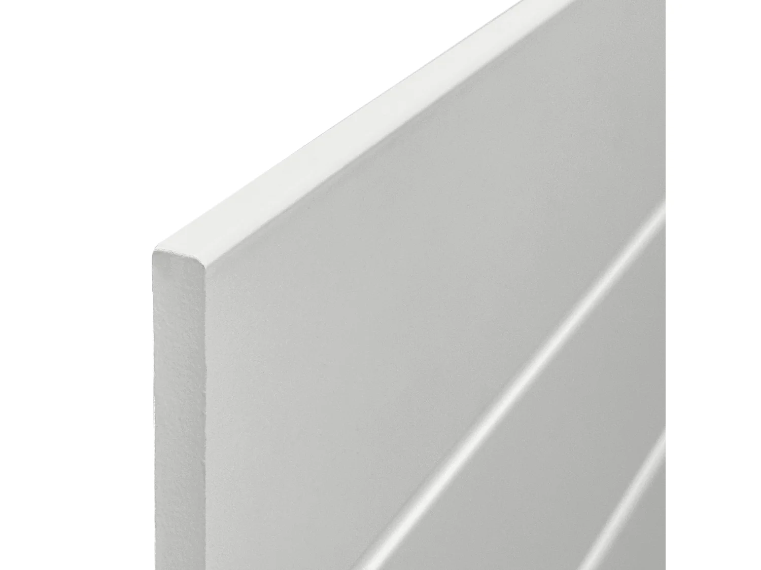 DHOME Tête de Lit Bois Recyclé Dm Style Palette Horizontale avec Pieds 80x115cm Lits 80 - Blanc Massif