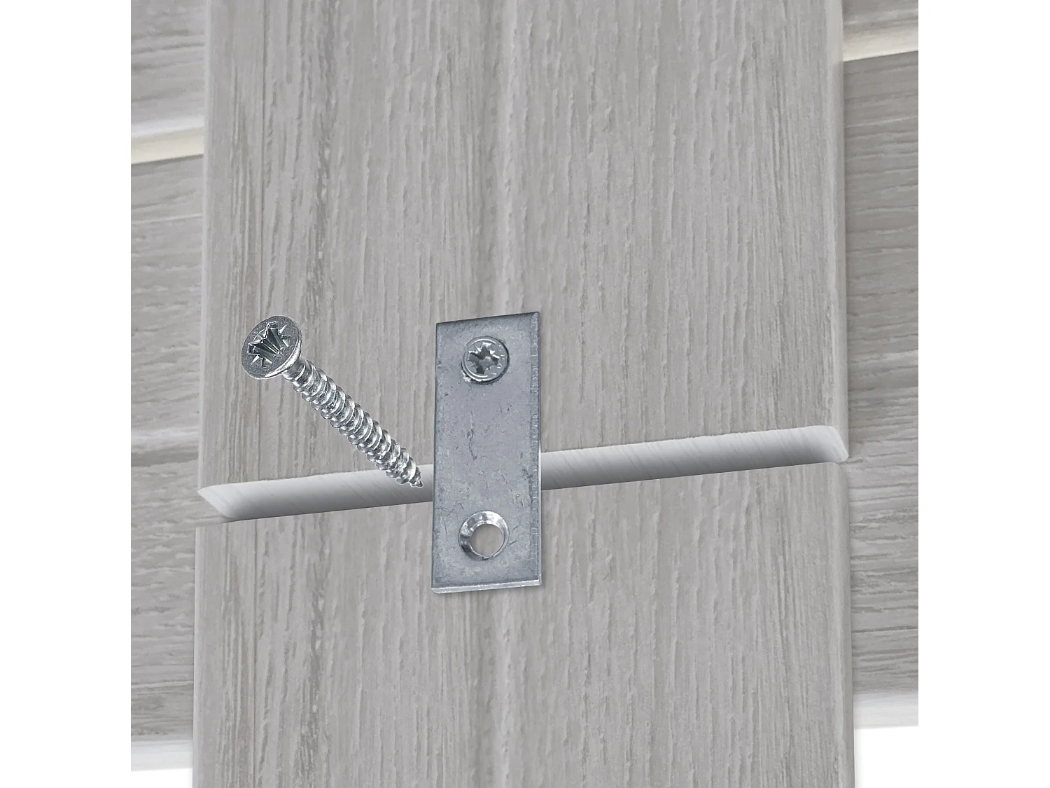 DHOME Kopfteil aus recyceltem Holz, Dm, horizontal, Palettenstil mit Beinen, 110 x 115 cm, Betten 110 – Arktis