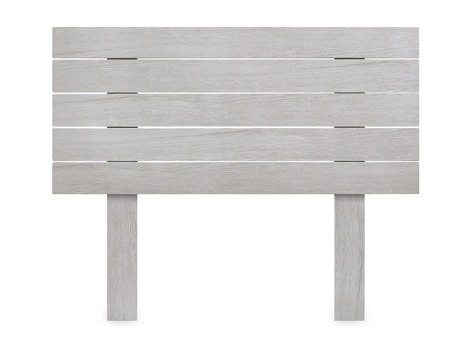 DHOME Tête de Lit Bois Recyclé Dm Style Palette Horizontale avec Pieds 110x115cm Lits 110 - Arctique