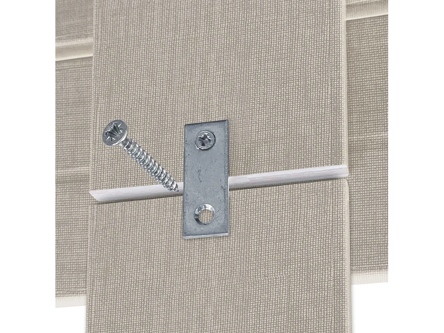 DHOME Tête de Lit Bois Recyclé Dm Style Palette Horizontale avec Pieds 80x115cm Lits 80 - Finition Lin