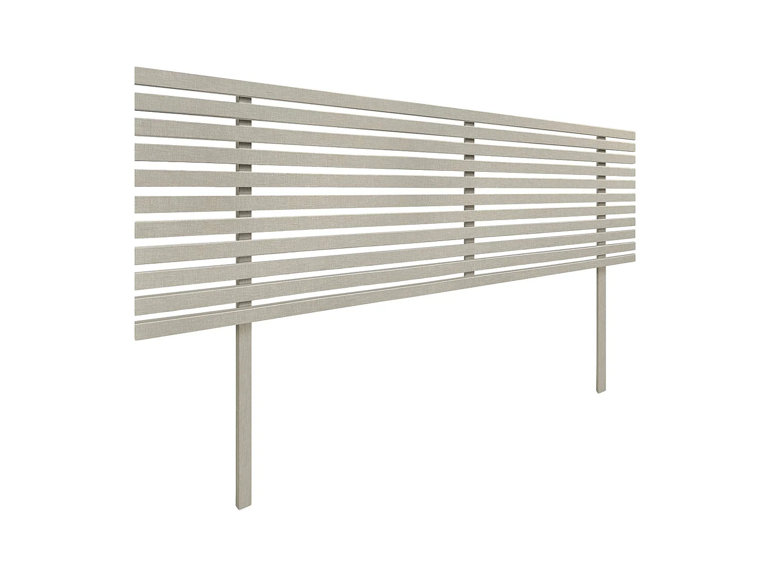 DHOME Tête de Lit Bois Recyclé Dm Style Japonais avec Pieds 135x115cm Lits 135 - Finition Lin