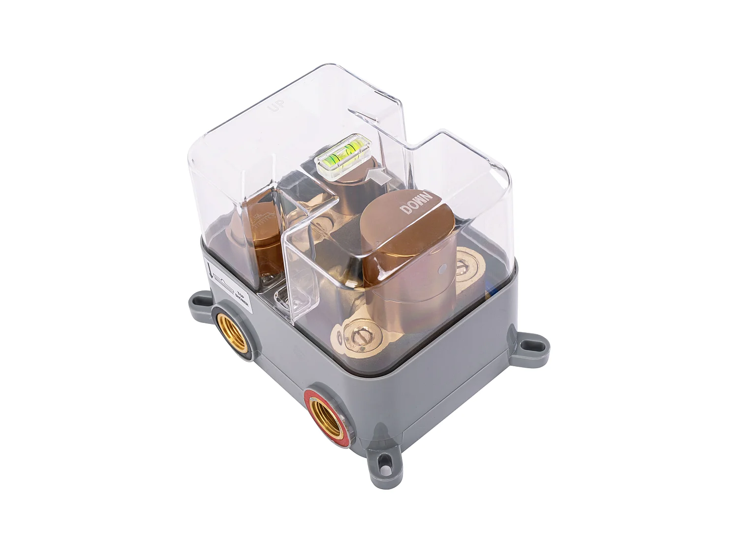 Kit De Douche Avec Thermostat Rea Lungo Termostat Brush Copper