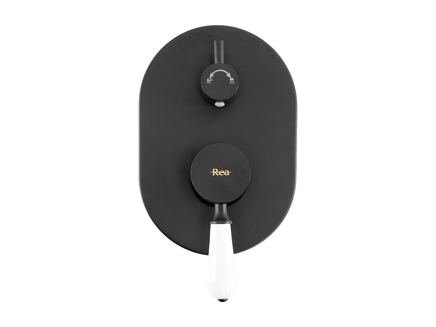 Kit De Douche Encastré Rea Serra Black