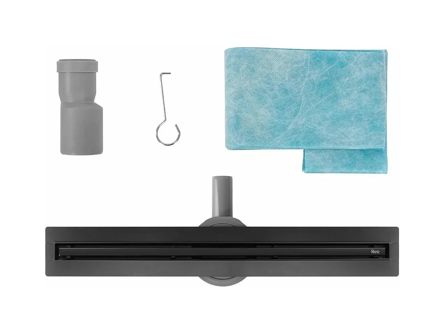 Lineaire Afvoer Rea Neox Slim Pro 500 Black
