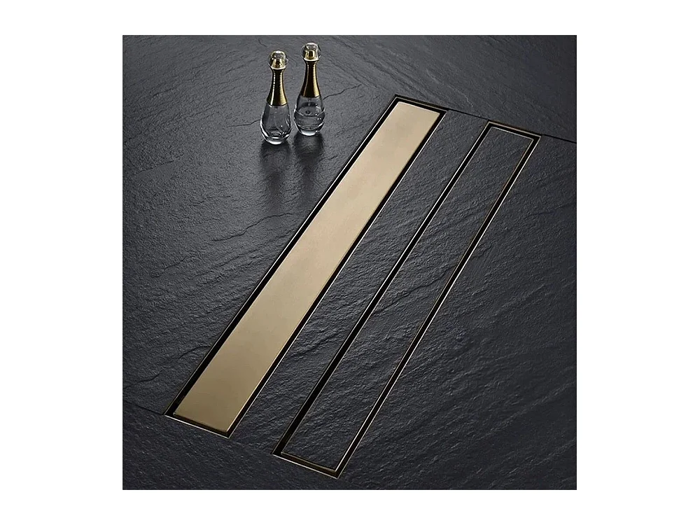 Duschrinne Rea Neox Pro 700 Brush Gold