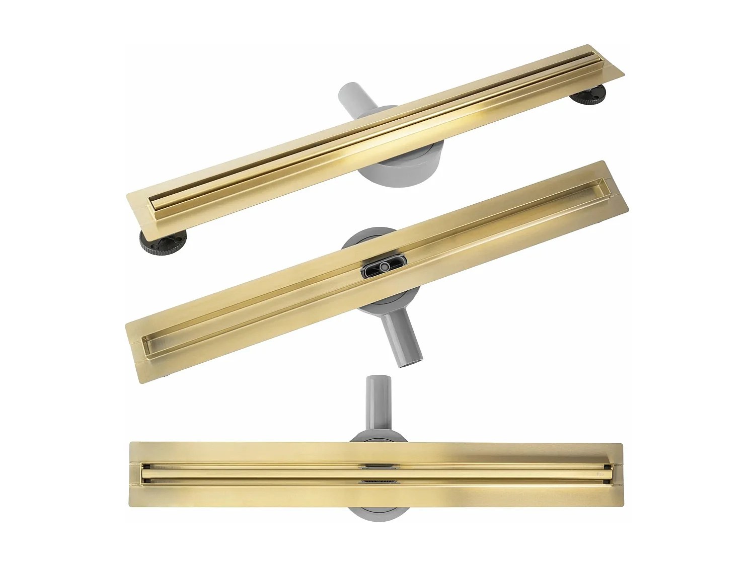 Drain Linéaire Rea Neox Slim Pro 900 Brush Gold