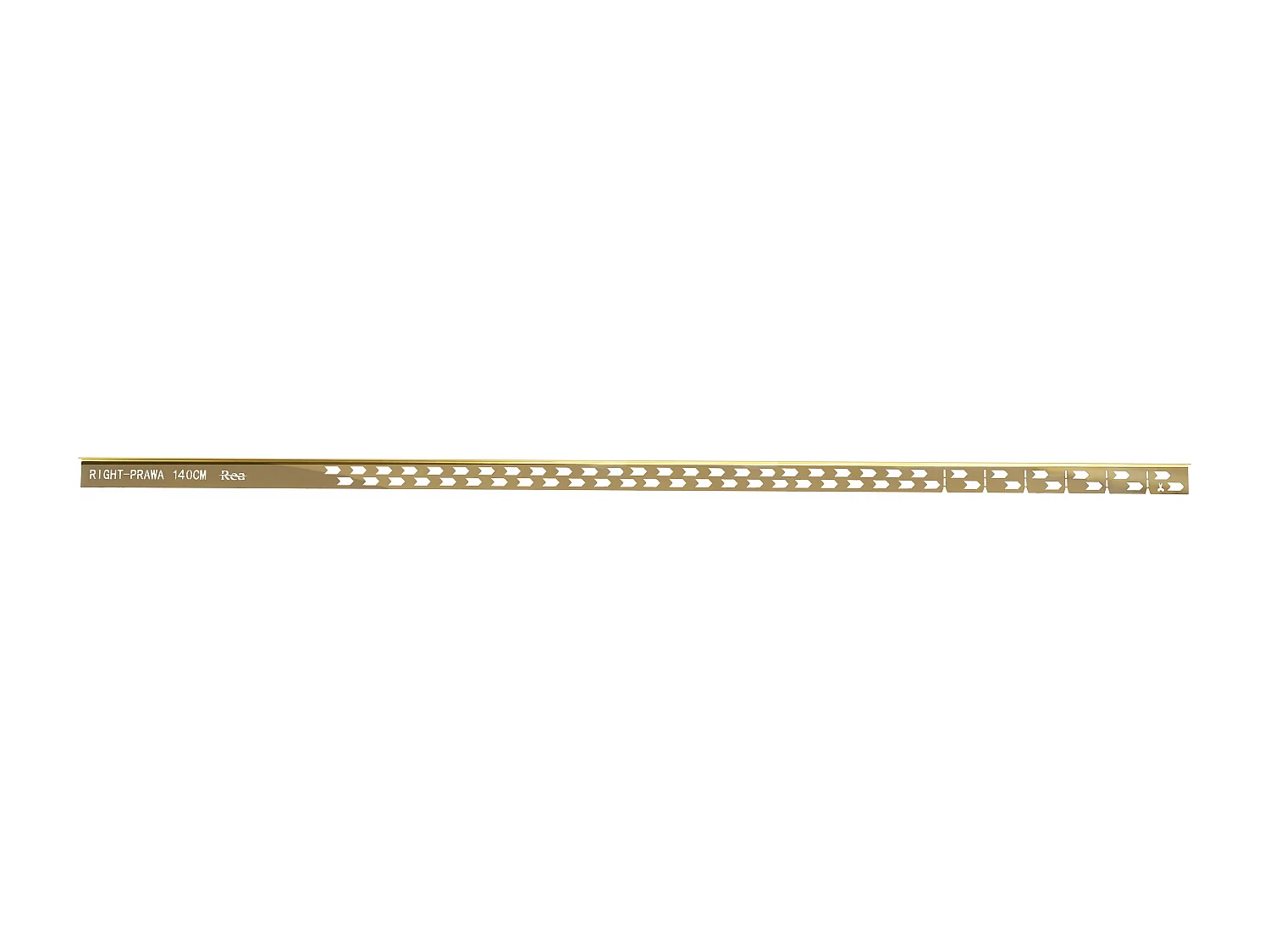Profilé De Chute Latéral Pour Receveur De Douche Rea 140Cm Left Gold