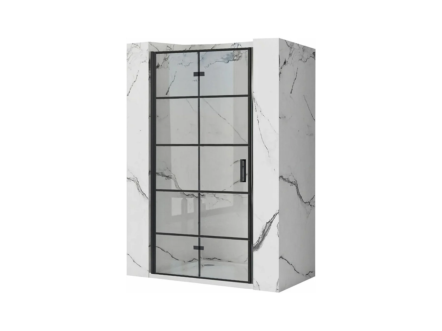 Porte De Douche Rea Molier 80 Black + Profilé
