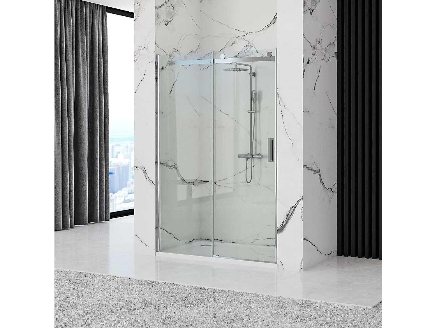 Douchedeur Rea Nixon-2 120 Right Chrome