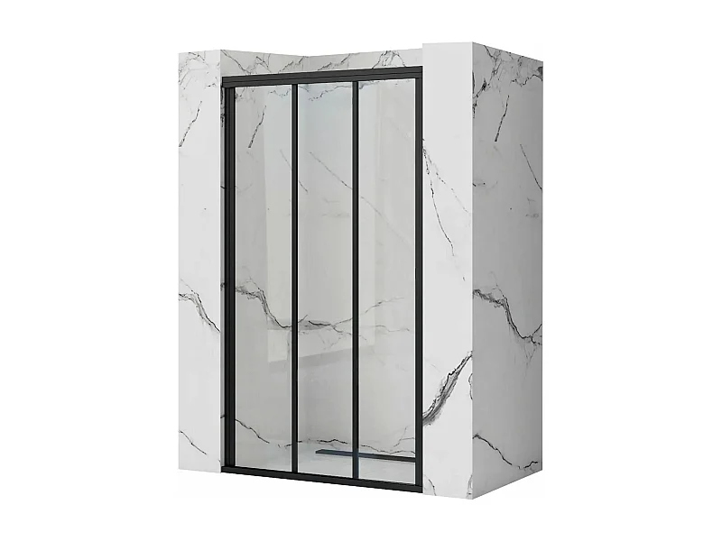 Porte De Douche Rea Alex 90 Black