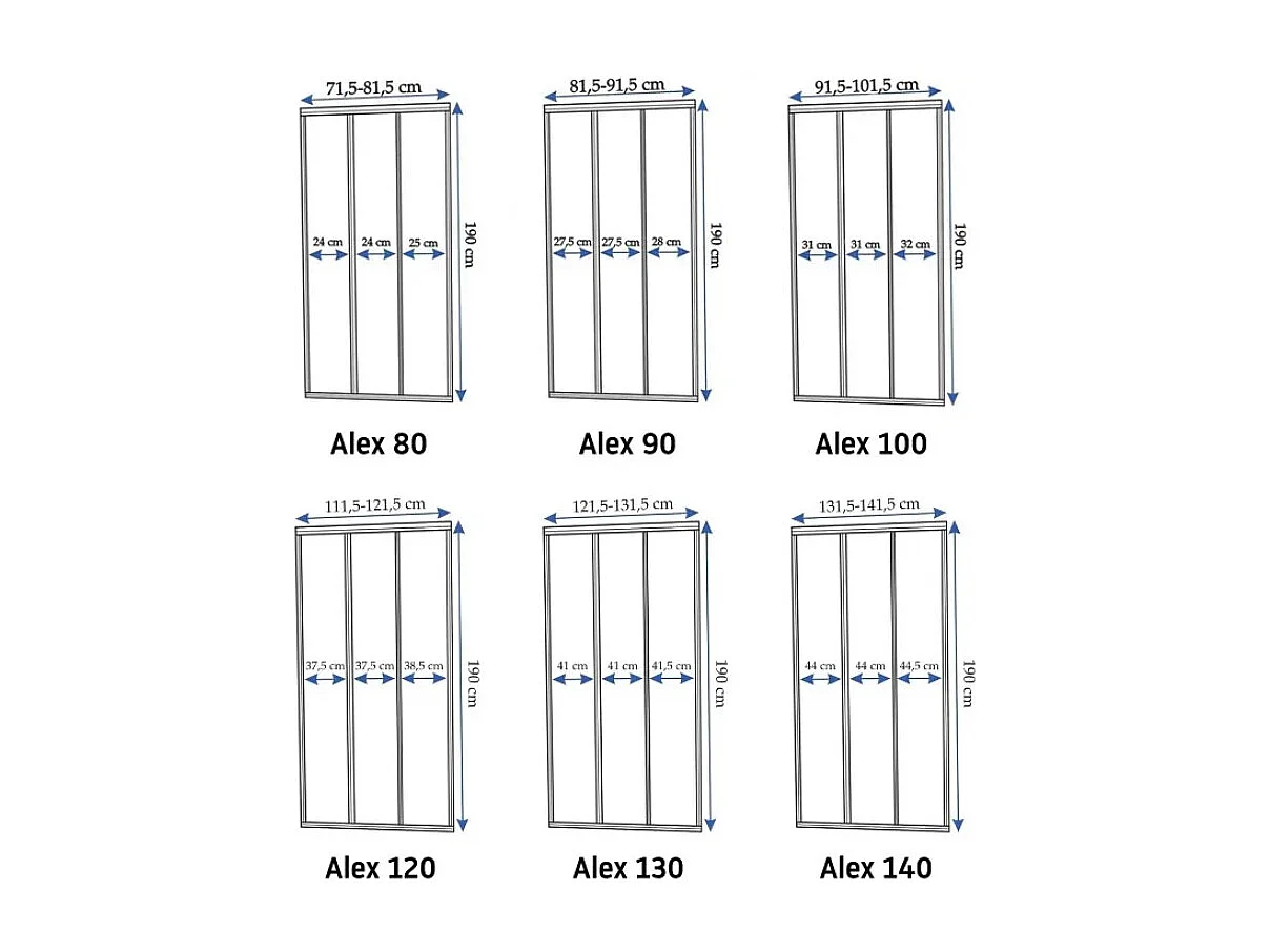 Douchedeur Rea Alex 80 Chrome
