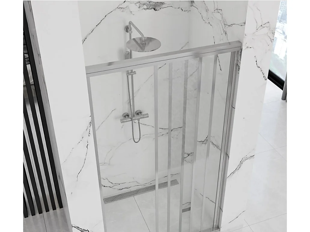 Porte De Douche Rea Alex 100 Chrome