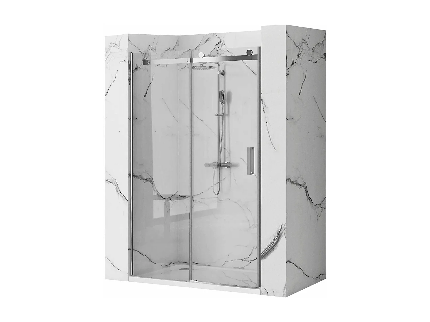 Douchedeur Rea Nixon-2 120 Left Chrome