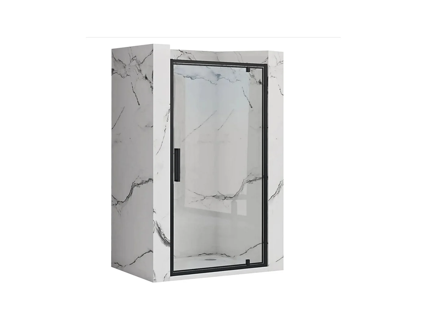 Porte De Douche Rea Rapid Swing 70 Black